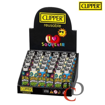 CLIPPER LIGHTER POP COVER 30CT/ DISPLAY - ZIG-ZAG